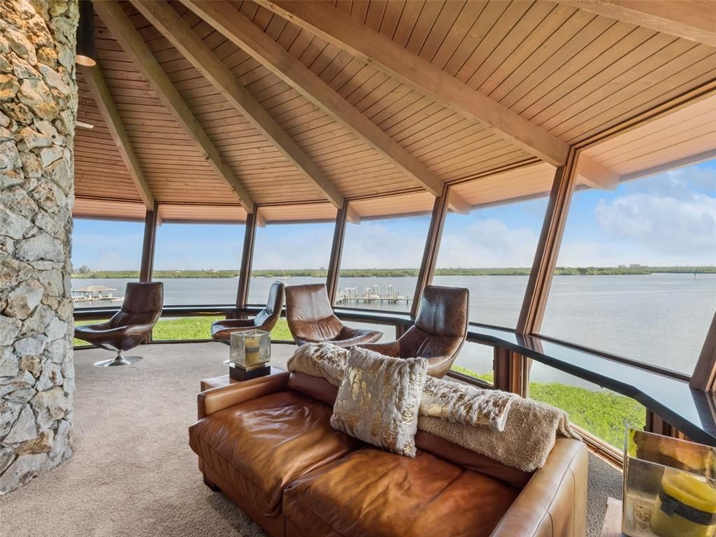Interior, Stone Walls, Water, Wooden Beams, Wooden Ceilings