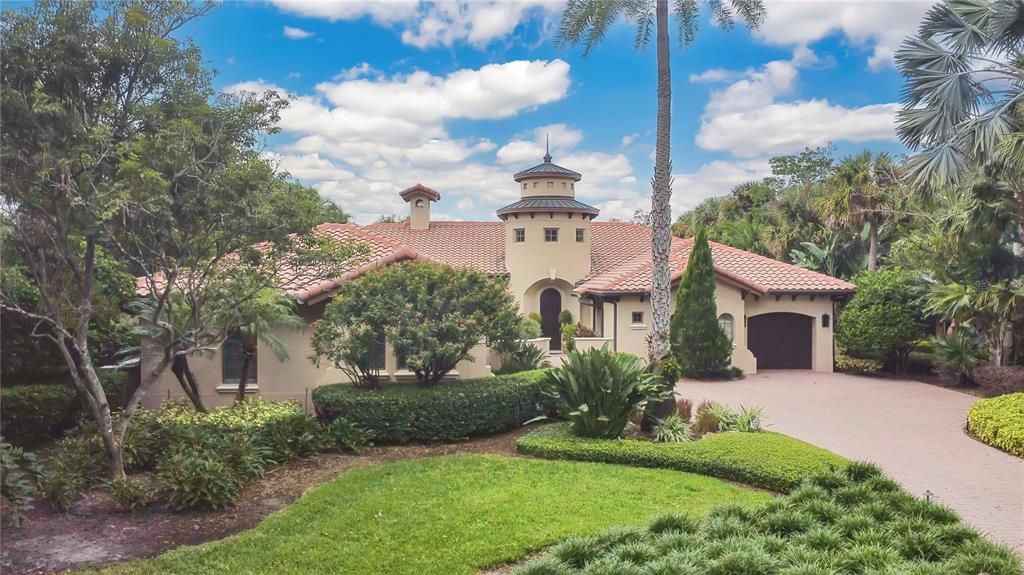 Attached, Backyard, Exterior, Facade, Spanish Mediterranean