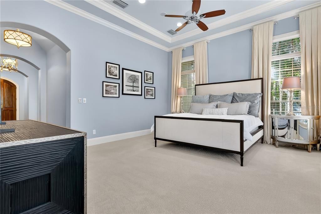 Bedroom, Interior, Recessed Lighting