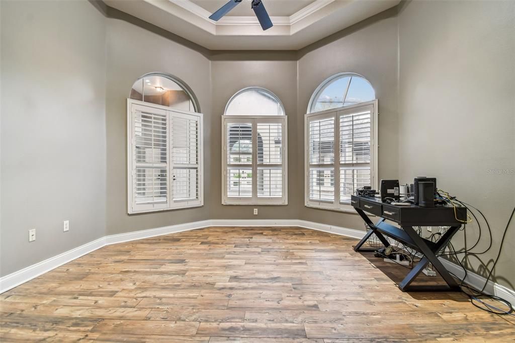 Home Office, Interior, Wood Texture Flooring