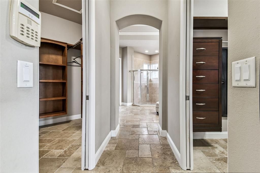 Bathroom, Interior, Recessed Lighting, Walk-in Closets