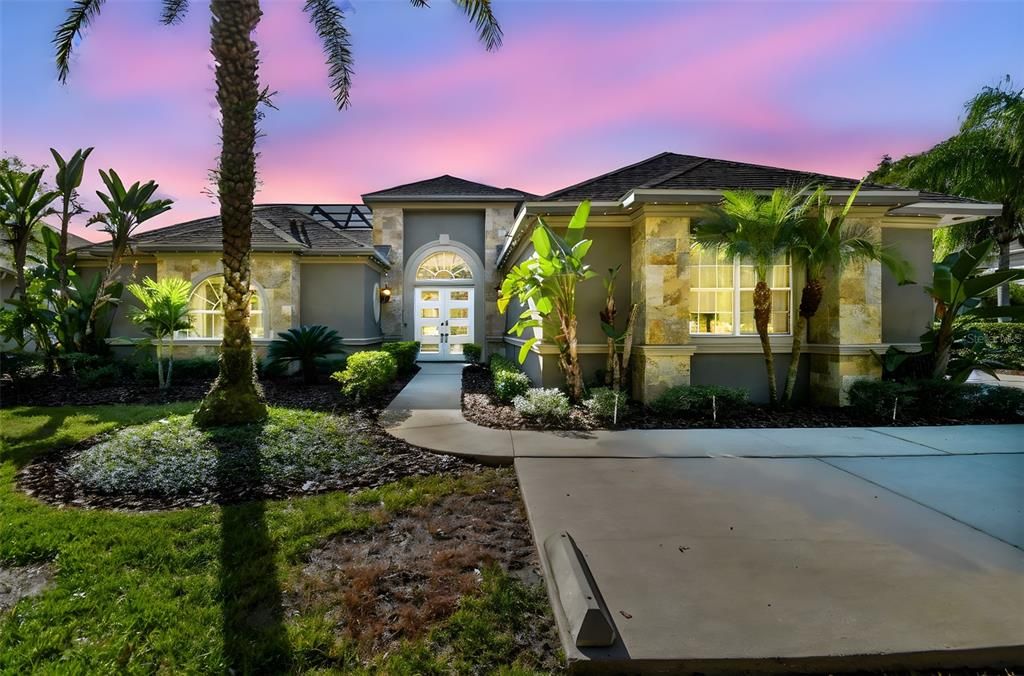 Backyard, Exterior, Facade, Mediterranean