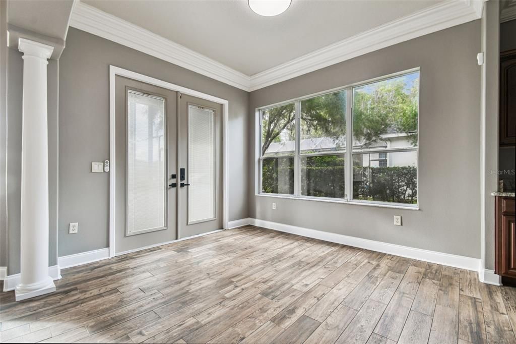 Empty room, Interior, Wood Texture Flooring