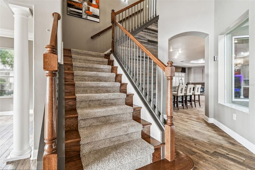 Dining room, Interior, Wood Texture Flooring