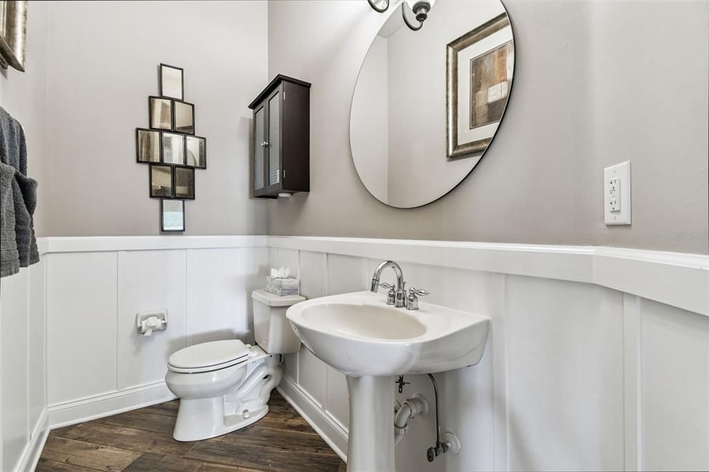 Bathroom, Interior, Wood Texture Flooring