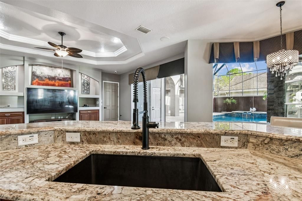 Glass Ceilings, Interior, Pendant Lights, Pool, Recessed Lighting