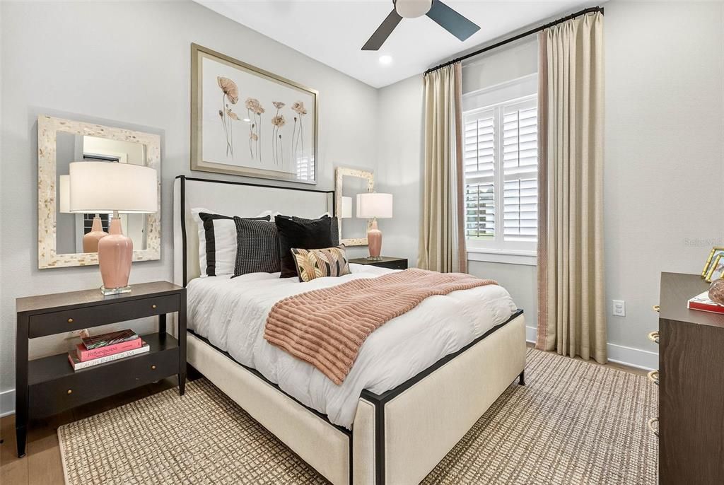 Bedroom, Interior, Recessed Lighting