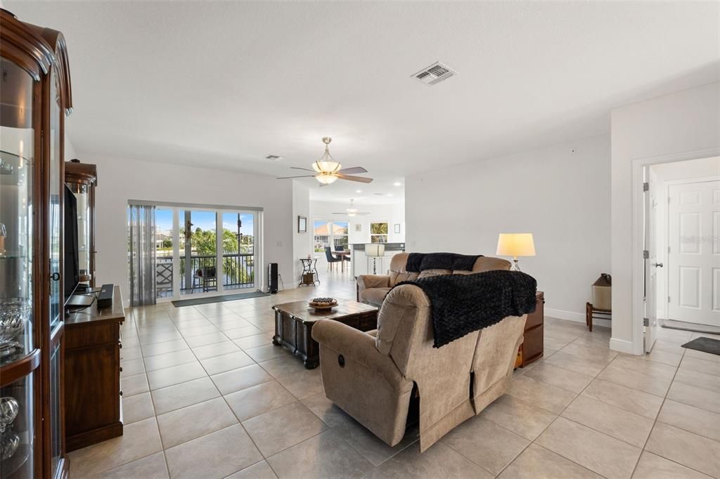 Interior, Living room, Recessed Lighting