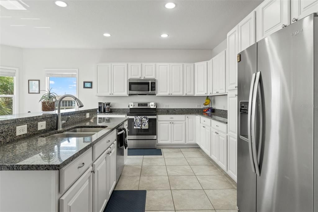 Interior, Kitchen, Recessed Lighting, Stainless Steel Appliances
