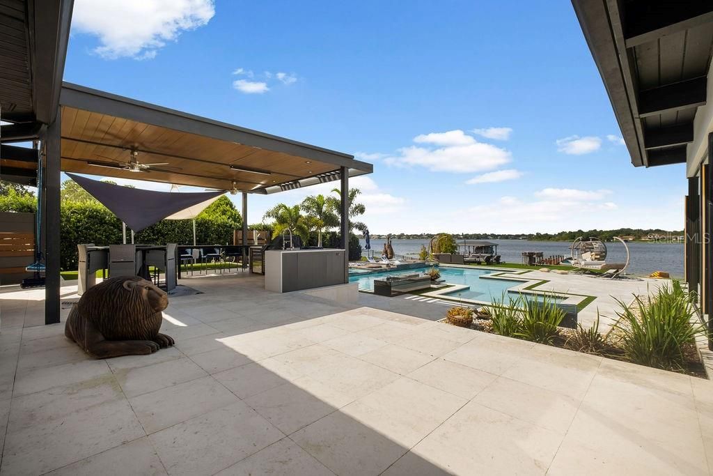 Exterior, Outdoor Kitchen, Pool, Water