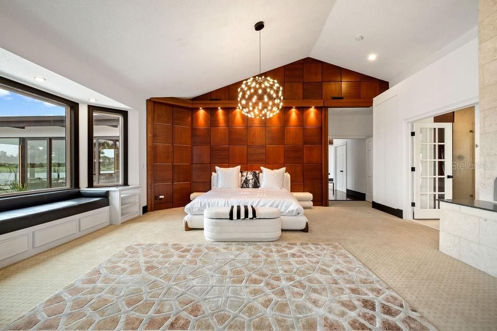 Bedroom, Interior, Pendant Lights, Recessed Lighting