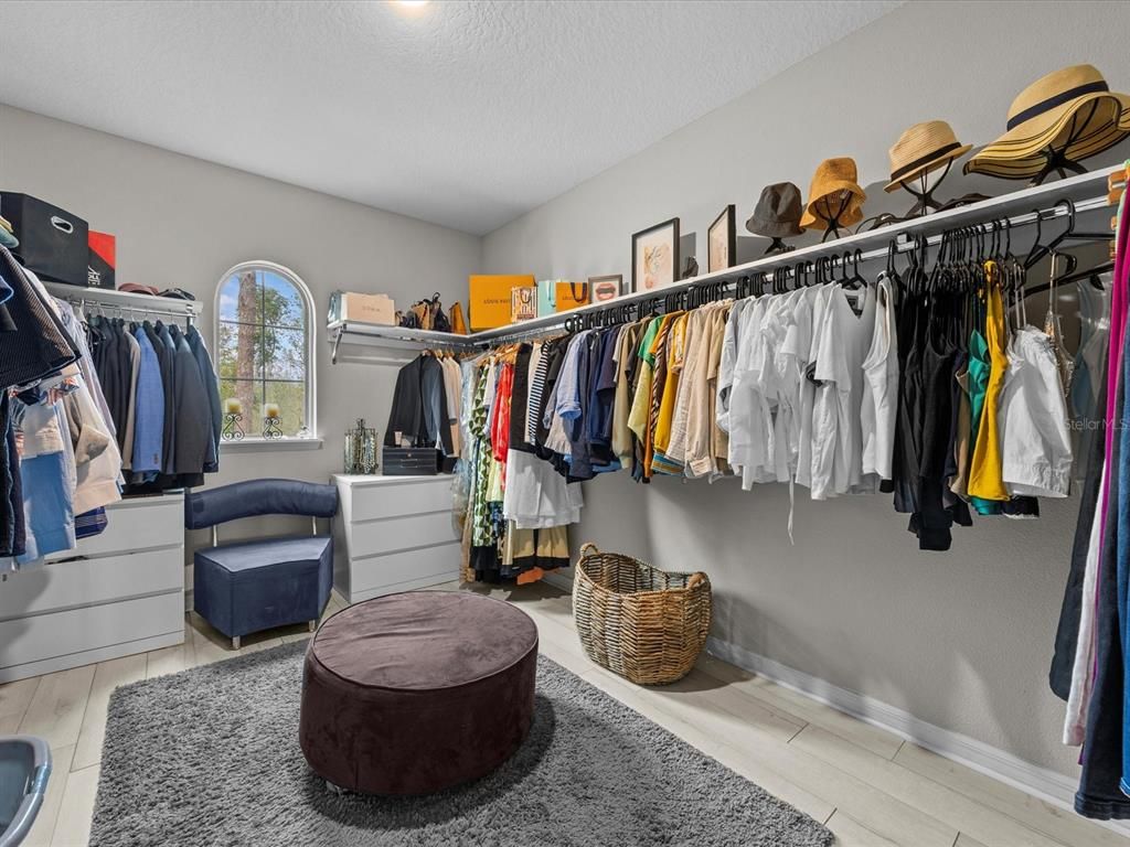 Interior, Walk-in Closets, Wood Texture Flooring