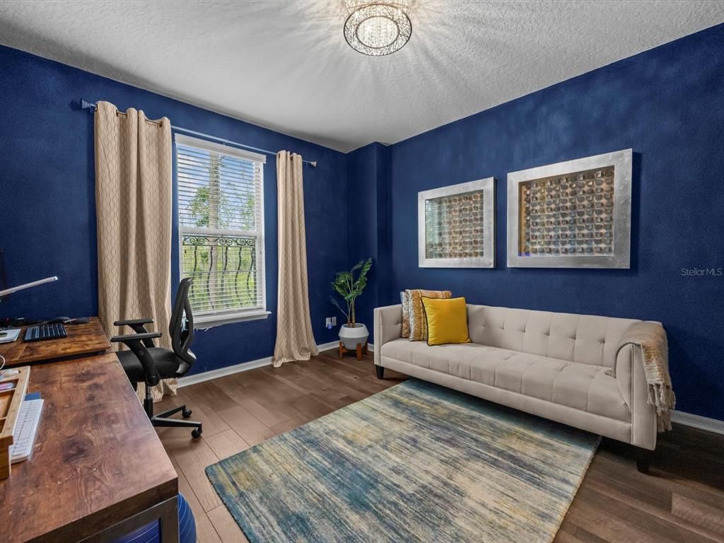 Home Office, Interior, Wood Texture Flooring