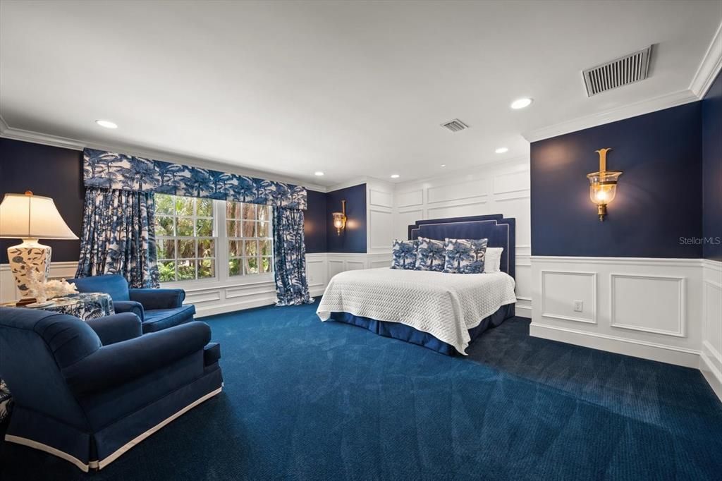 Bedroom, Interior, Recessed Lighting