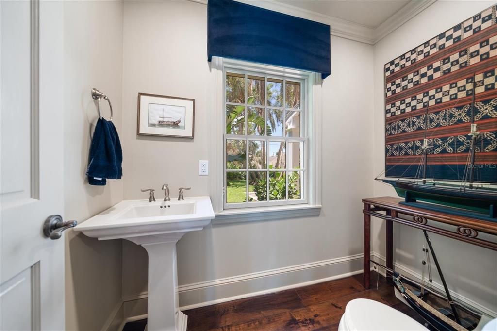 Bathroom, Interior, Wood Texture Flooring