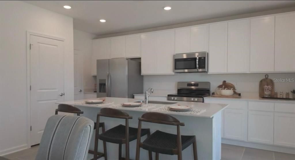 Interior, Kitchen, Recessed Lighting, Stainless Steel Appliances