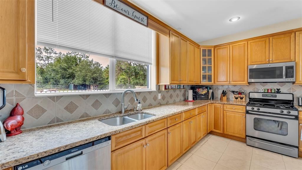 Interior, Kitchen, Recessed Lighting, Stainless Steel Appliances