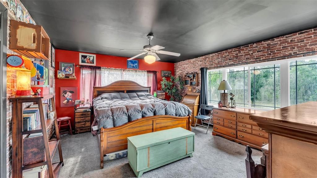 Bedroom, Interior, Stone Walls