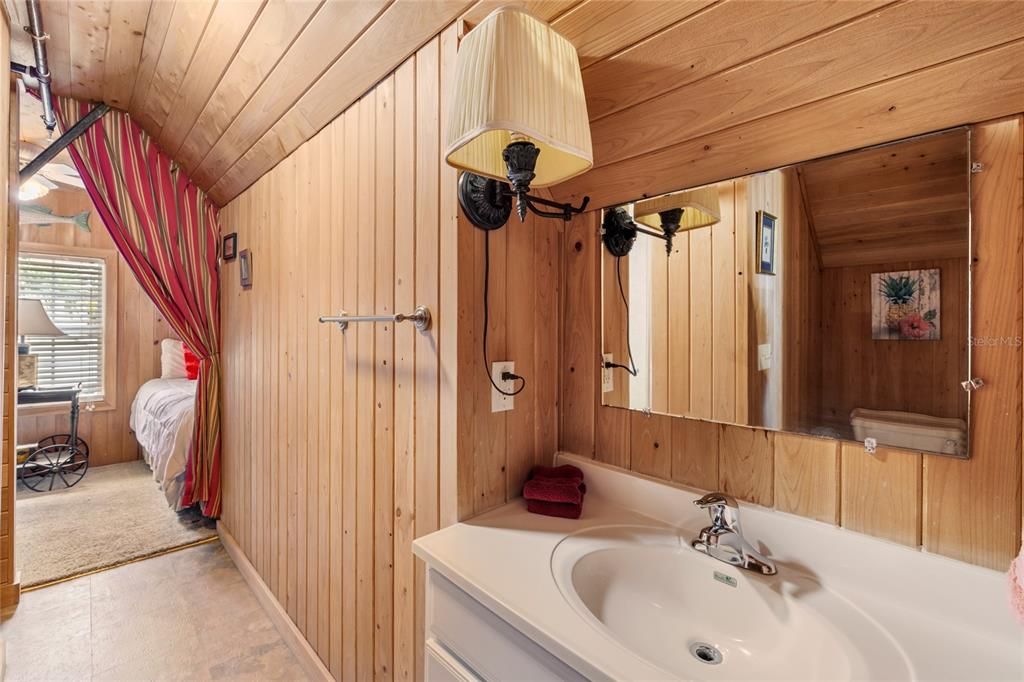 Bathroom, Interior, Wooden Ceilings, Wooden Walls