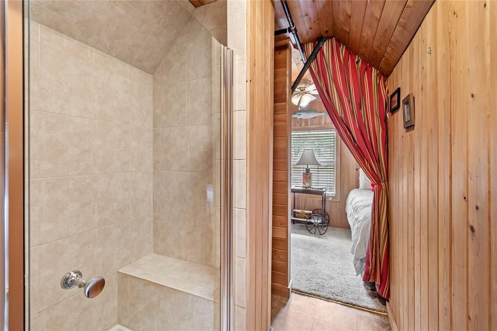 Bathroom, Interior, Wooden Ceilings, Wooden Walls