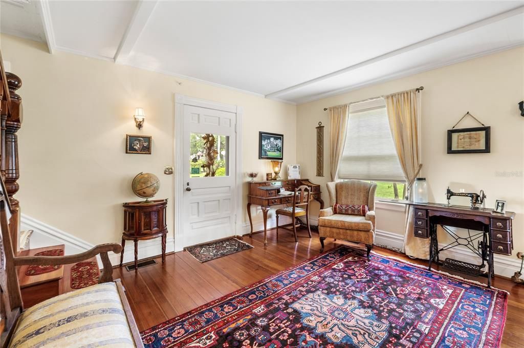 Home Office, Interior, Wood Texture Flooring