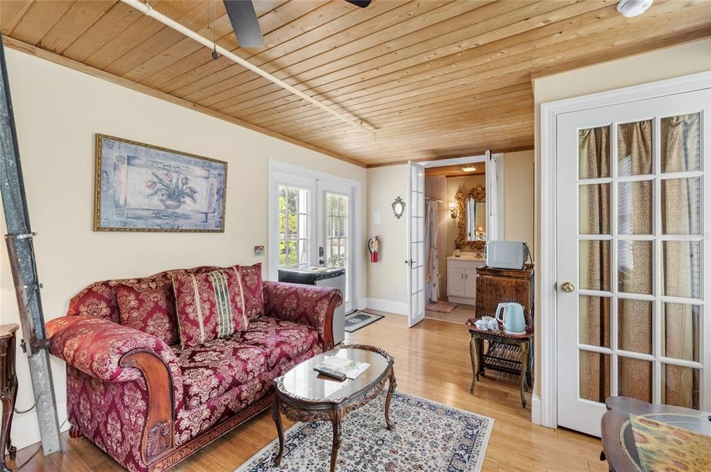 Interior, Living room, Wooden Ceilings, Wood Texture Flooring