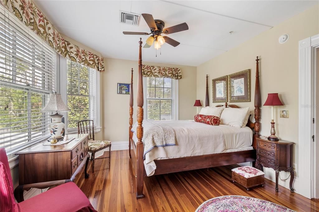 Bedroom, Interior, Wood Texture Flooring
