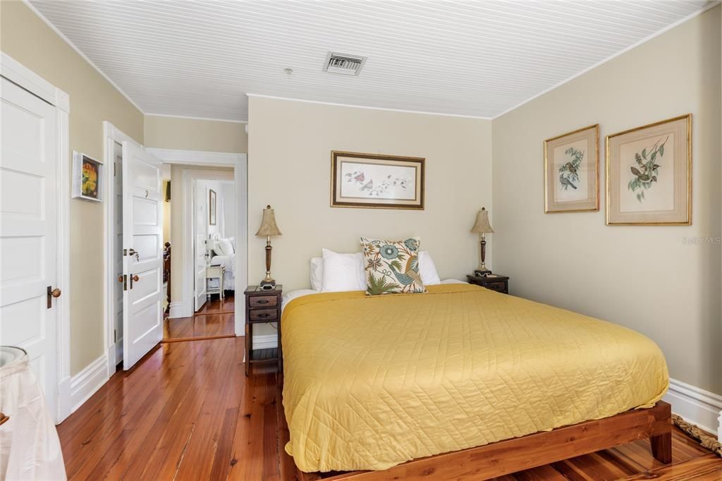 Bedroom, Interior, Wood Texture Flooring