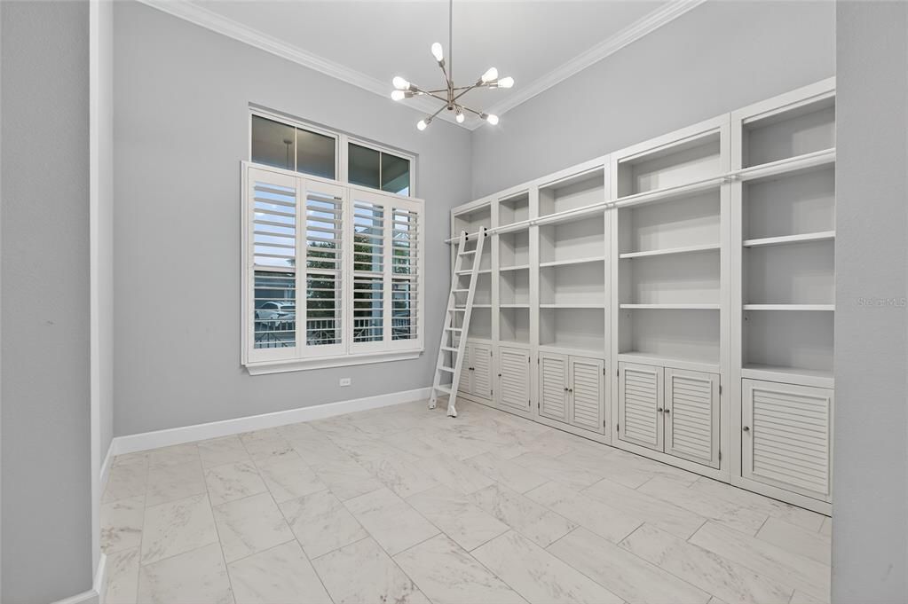 Empty room, Interior, Marble, Pendant Lights