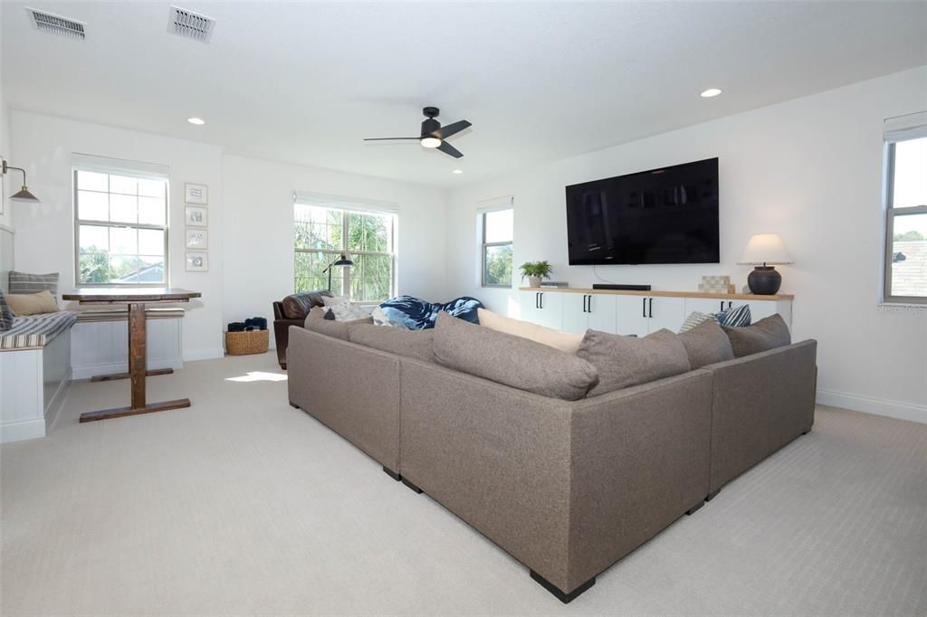 Interior, Living room, Recessed Lighting