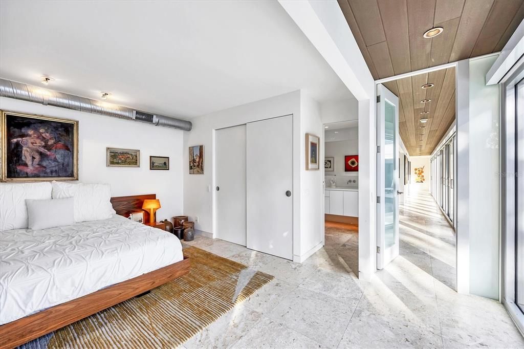 Bedroom, Interior, Recessed Lighting