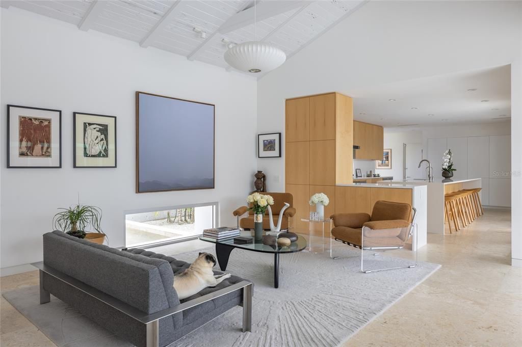 Interior, Kitchen, Living room, Pendant Lights, Recessed Lighting