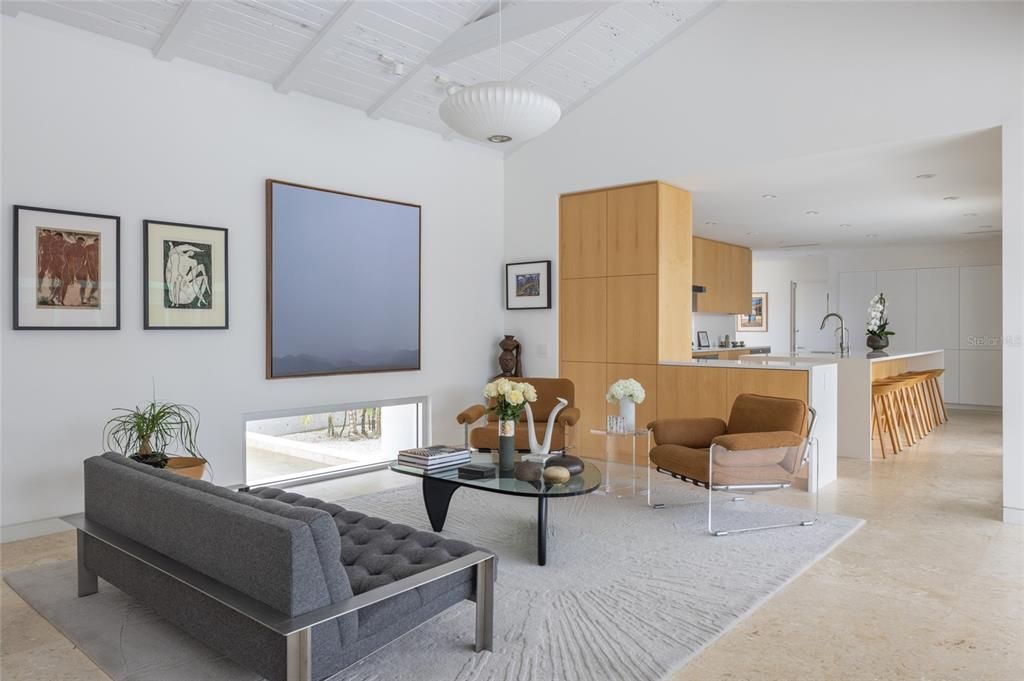 Interior, Kitchen, Living room, Pendant Lights, Recessed Lighting