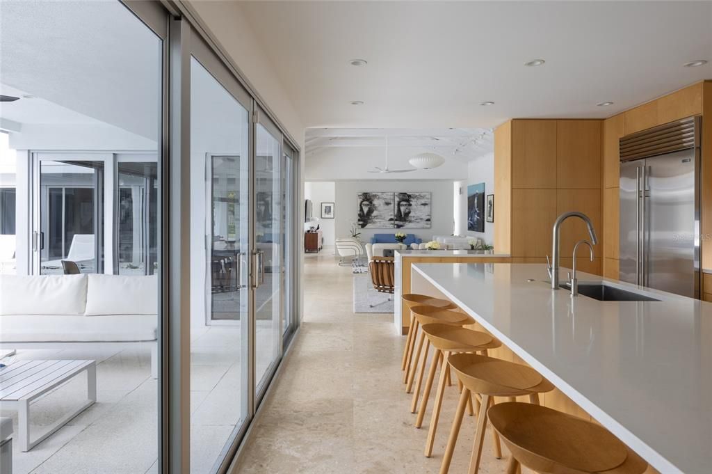 Interior, Kitchen, Recessed Lighting, Stainless Steel Appliances