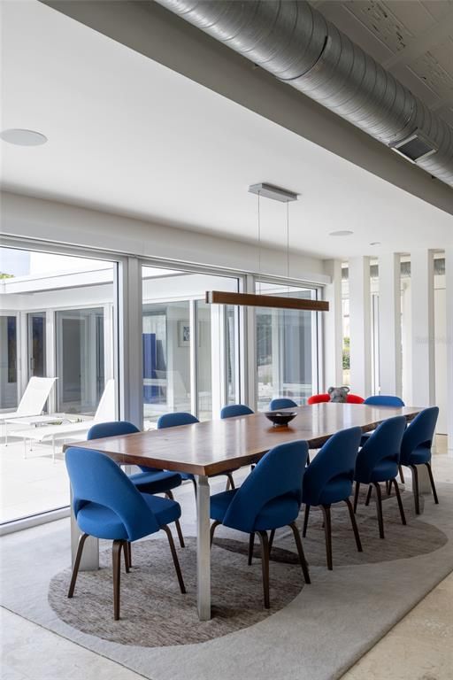 Dining room, Interior, Pendant Lights
