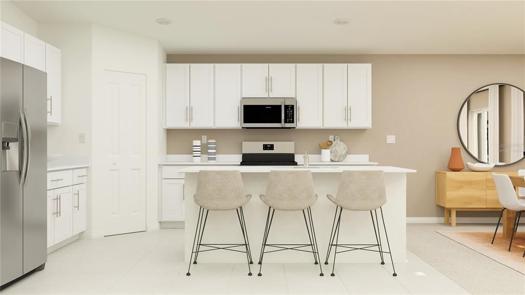 Interior, Kitchen, Recessed Lighting