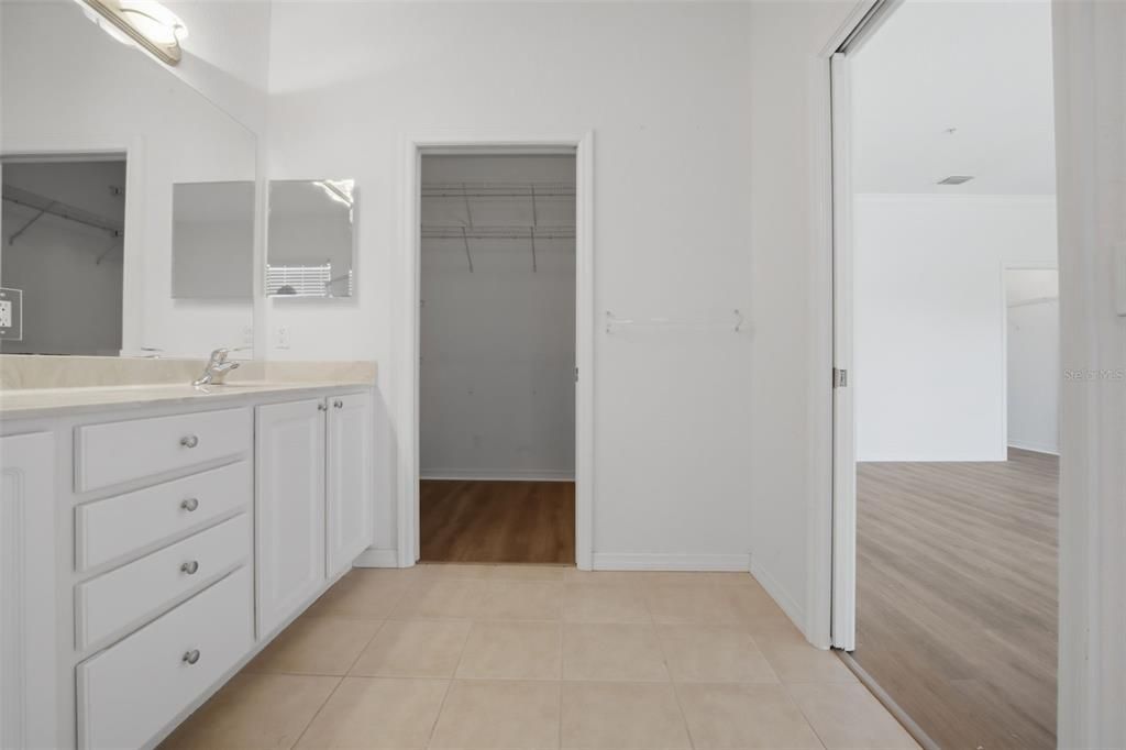 Bathroom, Interior, Walk-in Closets, Wood Texture Flooring