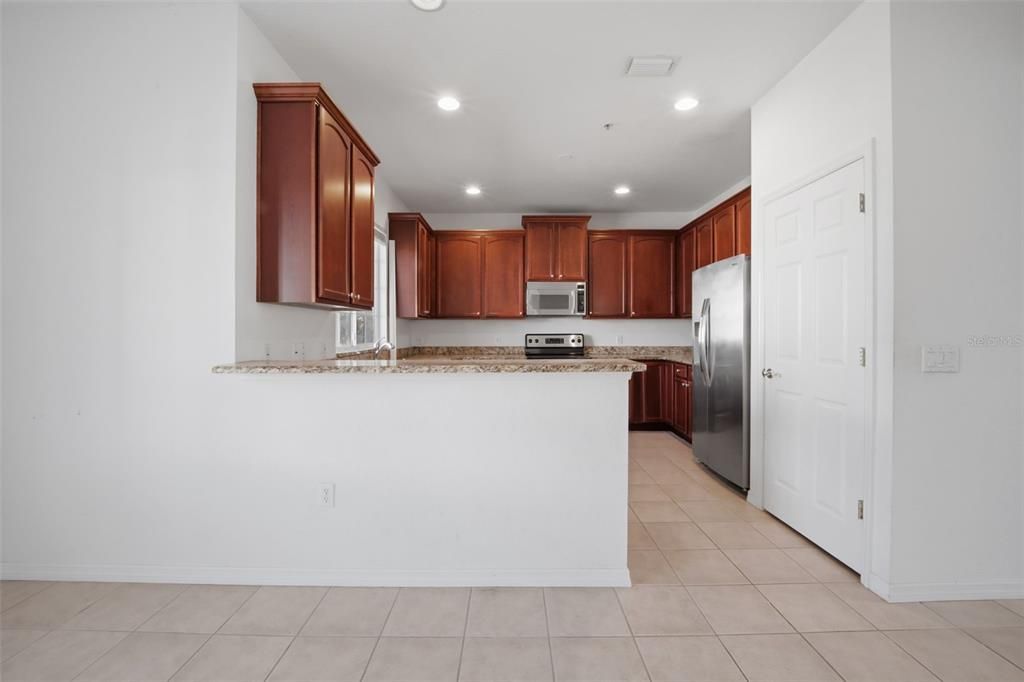Interior, Kitchen, Recessed Lighting, Stainless Steel Appliances