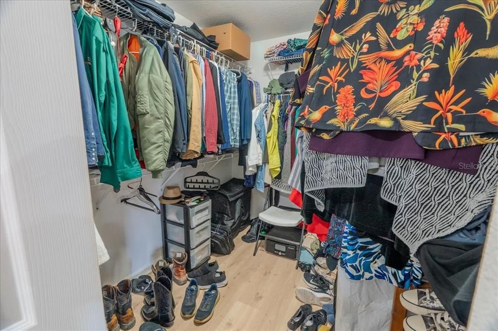 Interior, Walk-in Closets, Wood Texture Flooring
