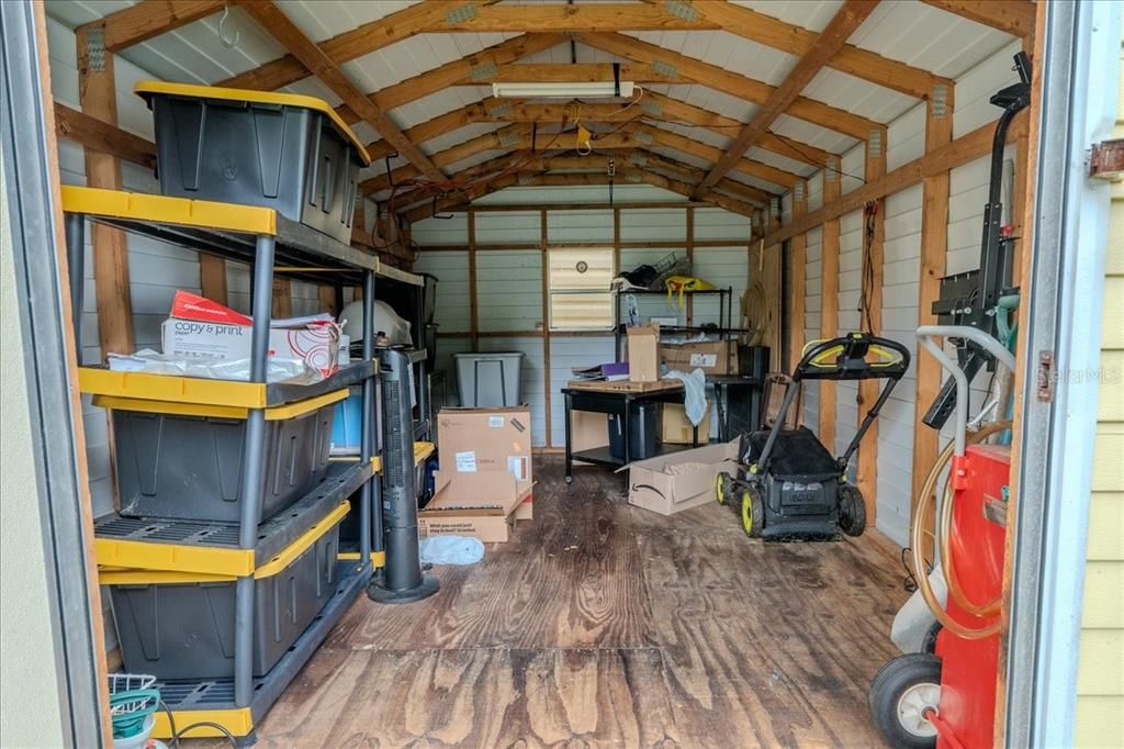 Garage, Interior, Wood Texture Flooring