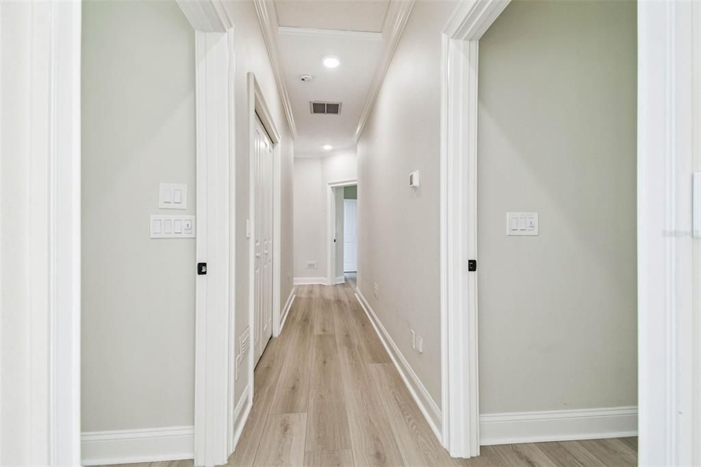 Interior, Recessed Lighting, Wood Texture Flooring