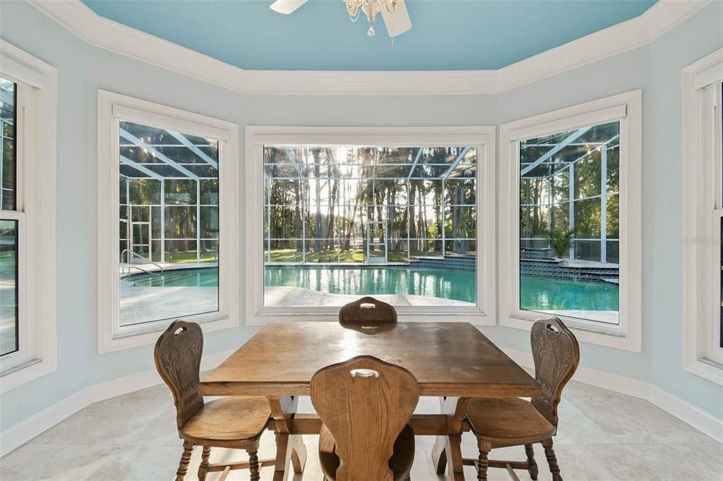 Dining room, Interior, Pool, Sun Room