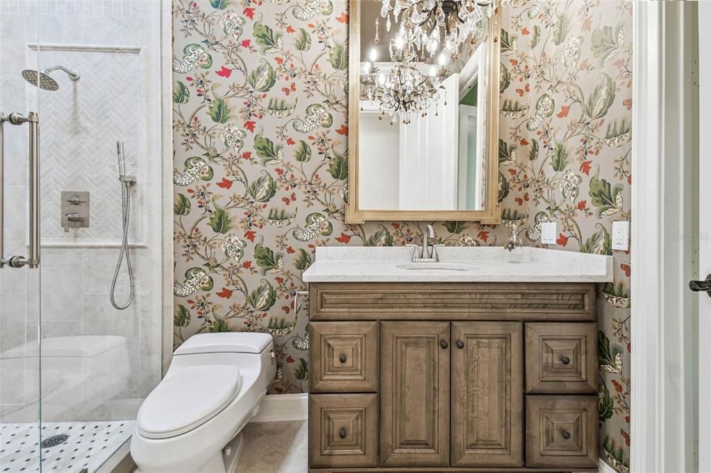 Bathroom, Glass Shower, Interior