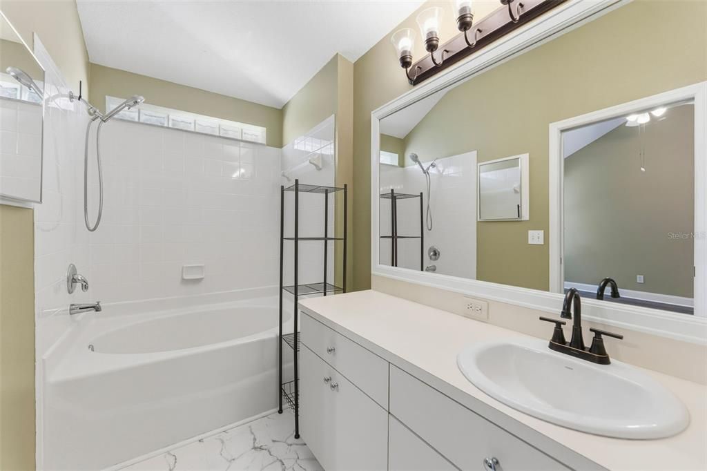 Bathroom, Dual Sink Vanities, Interior, Marble