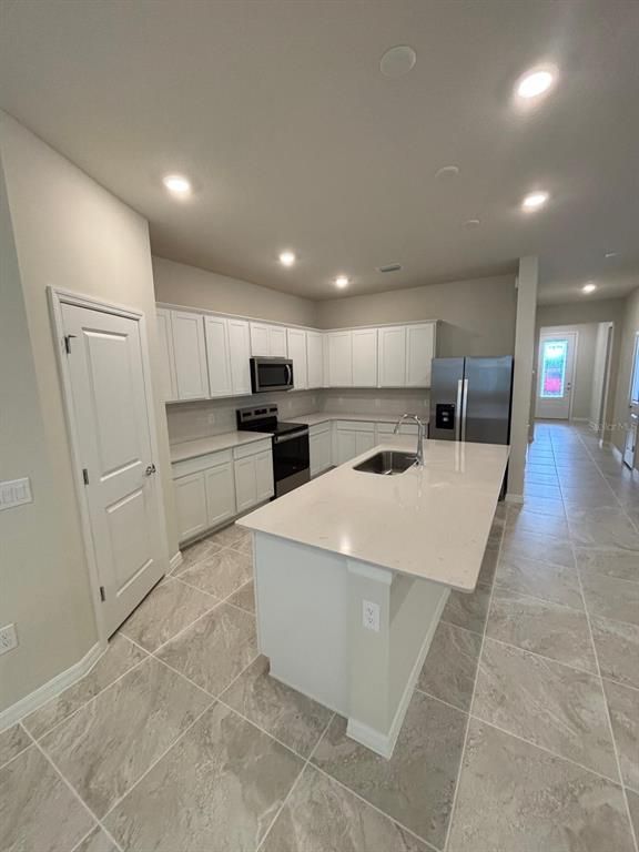Interior, Kitchen, Recessed Lighting, Stainless Steel Appliances