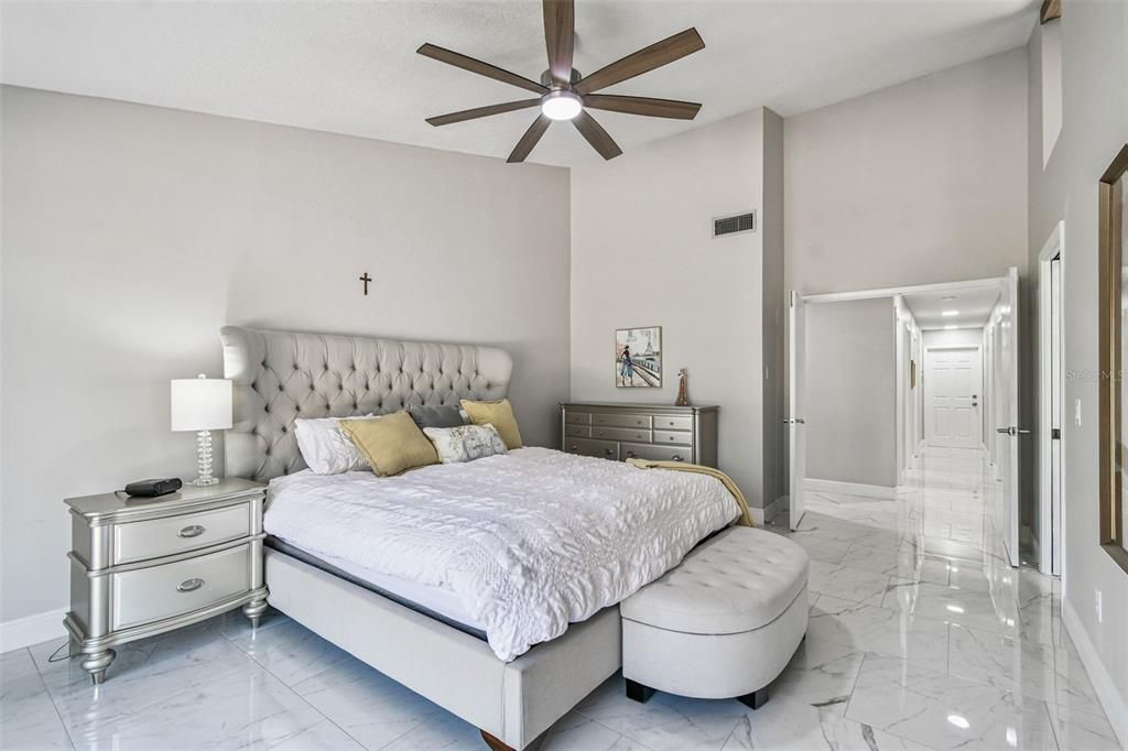 Bedroom, Interior, Marble