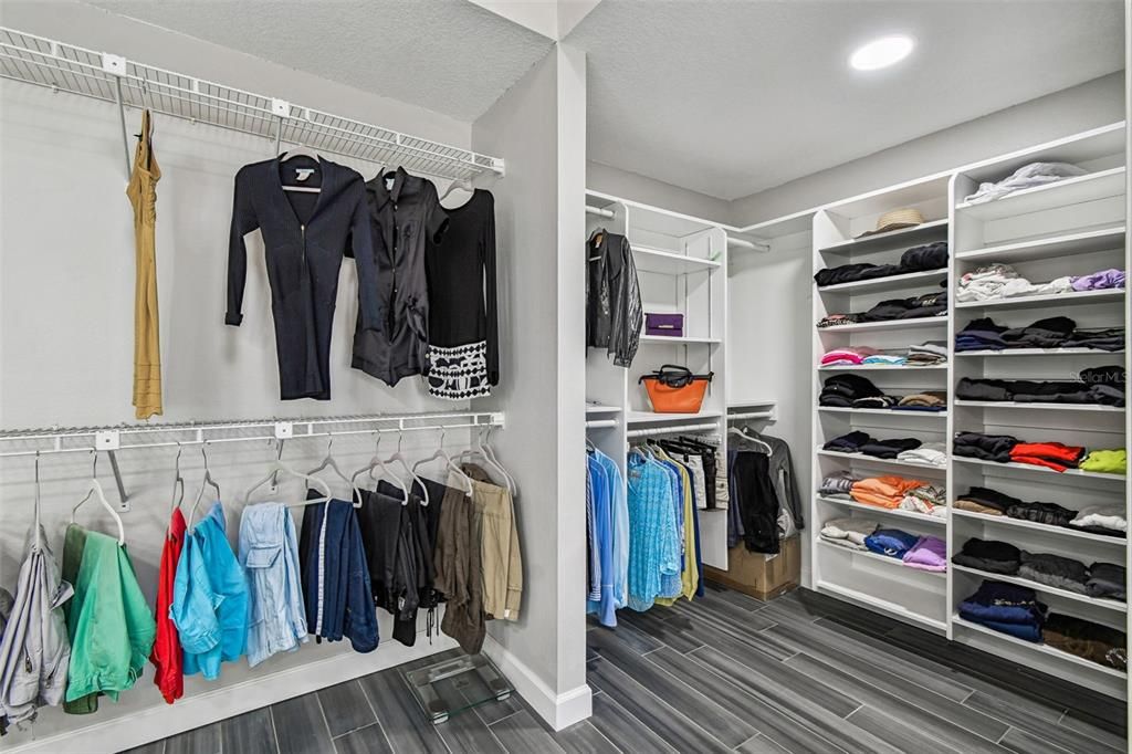 Interior, Recessed Lighting, Walk-in Closets, Wood Texture Flooring