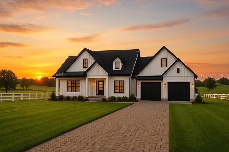 Attached, Backyard, Exterior, Facade, Farmhouse