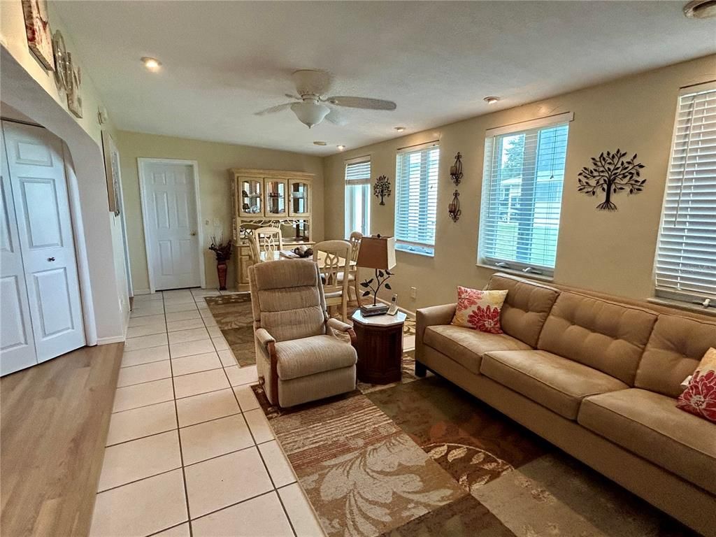 Interior, Living room, Recessed Lighting