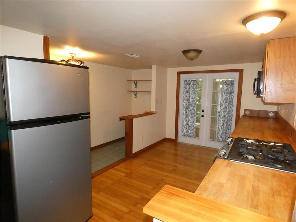 Interior, Kitchen, Wood Texture Flooring